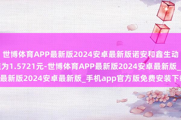 世博体育APP最新版2024安卓最新版诺安和鑫生动确立羼杂最新单元净值为1.5721元-世博体育APP最新版2024安卓最新版_手机app官方版免费安装下载