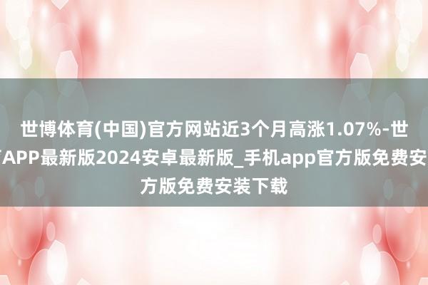 世博体育(中国)官方网站近3个月高涨1.07%-世博体育APP最新版2024安卓最新版_手机app官方版免费安装下载