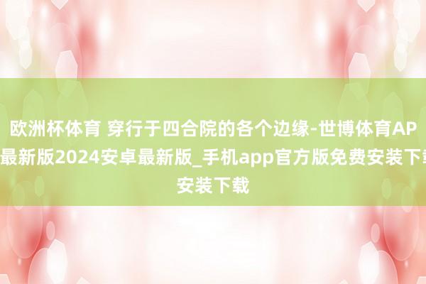 欧洲杯体育 穿行于四合院的各个边缘-世博体育APP最新版2024安卓最新版_手机app官方版免费安装下载