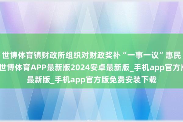 世博体育镇财政所组织对财政奖补“一事一议”惠民神态进行验收-世博体育APP最新版2024安卓最新版_手机app官方版免费安装下载