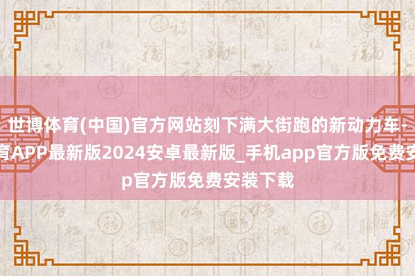 世博体育(中国)官方网站刻下满大街跑的新动力车-世博体育APP最新版2024安卓最新版_手机app官方版免费安装下载